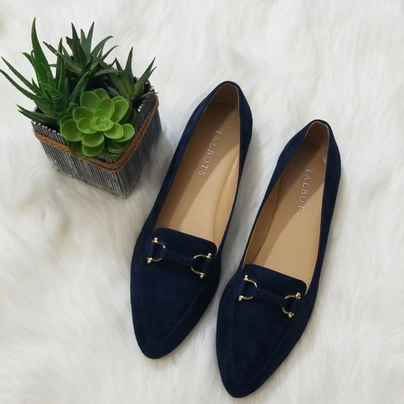 Talbots Shoes - Talbots Francesca-Kid Suede Driving Moccasin, S6AA